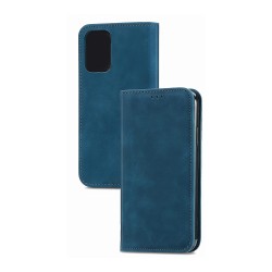 FUNDA ABATIBLE DE CUERO CON BOLSILLO INTERNO PARA XIAOMI NOTE 10S AZUL